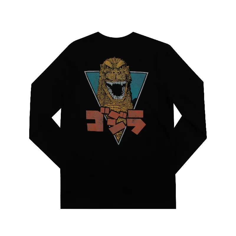 Save more with our buy-more, save-more deals on men’s fashion. Godzilla Retro Black Long Sleeve Save more with our buy-more, save-more deals on men’s fashion. Godzilla Retro Black Long Sleeve
