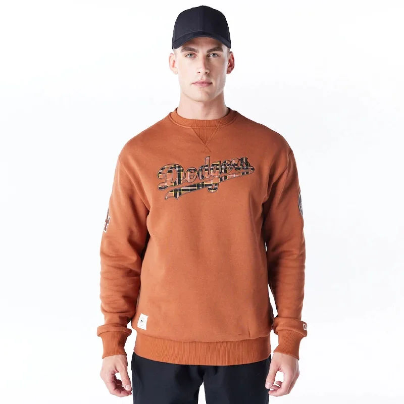 Upgrade your look with stylish, affordable men’s clothing. LA Dodgers MLB Tartan Infill Brown Crew Neck Sweater Upgrade your look with stylish, affordable men’s clothing. LA Dodgers MLB Tartan Infill Brown Crew Neck Sweater