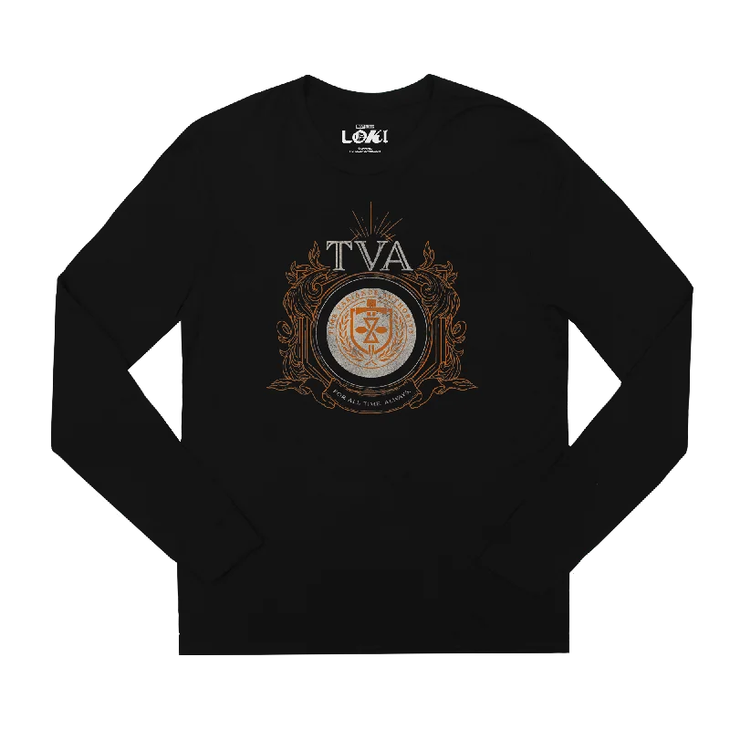 Refresh your wardrobe with the best deals on men's fashion. TVA Crest Black Long Sleeve Refresh your wardrobe with the best deals on men's fashion. TVA Crest Black Long Sleeve