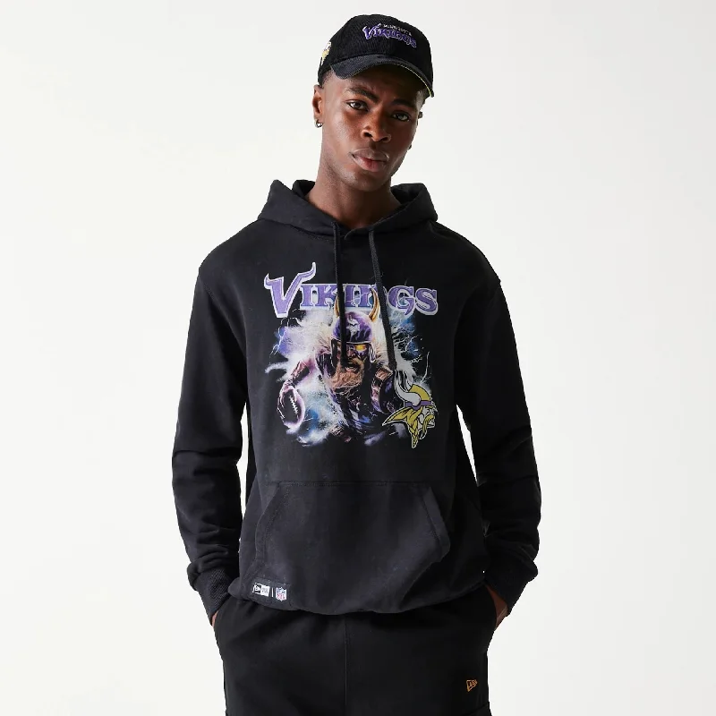 Huge savings on popular clothing styles – Minnesota Vikings NFL Games Premium Apparel Black Oversized Pullover Hoodie Huge savings on popular clothing styles – Minnesota Vikings NFL Games Premium Apparel Black Oversized Pullover Hoodie