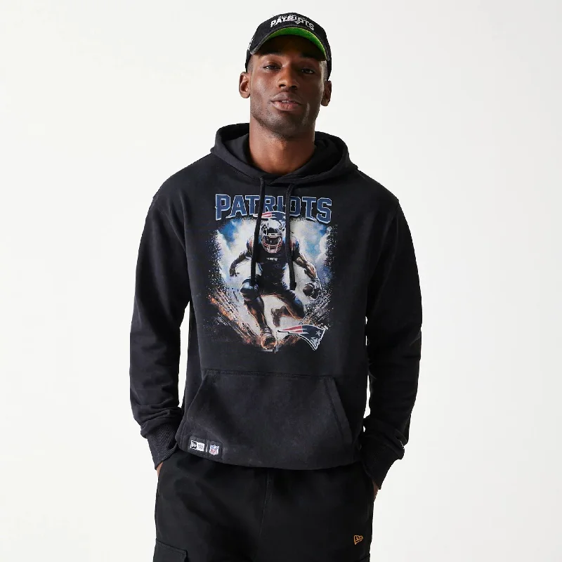 Buy more, save more – New England Patriots NFL Games Premium Apparel Black Oversized Pullover Hoodie Buy more, save more – New England Patriots NFL Games Premium Apparel Black Oversized Pullover Hoodie