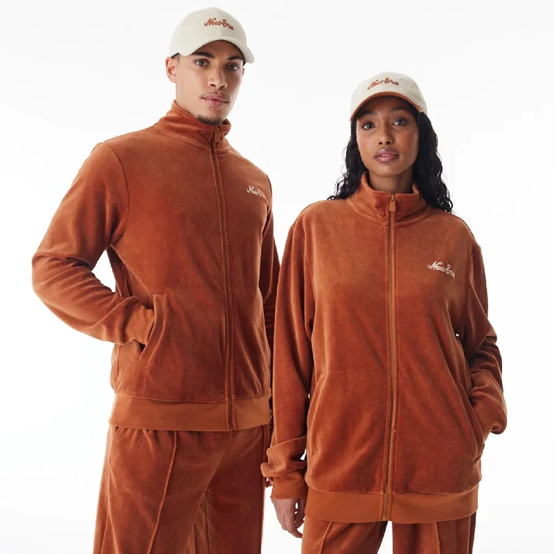 Exclusive discounts on men's fashion – shop today! New Era Velour Brown Track Jacket Exclusive discounts on men's fashion – shop today! New Era Velour Brown Track Jacket