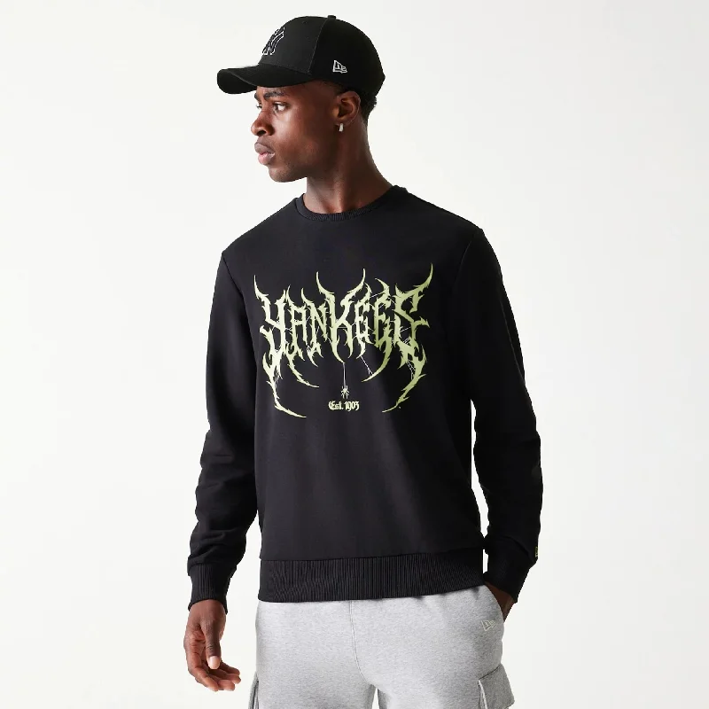 Exclusive offers on the latest clothing styles for men . New York Yankees MLB Glow Black Crewneck Sweater Exclusive offers on the latest clothing styles for men . New York Yankees MLB Glow Black Crewneck Sweater