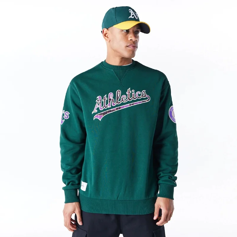 Don’t wait – Shop now for limited-time discounts on trendy clothing. Oakland Athletics MLB Tartan Infill Dark Green Crew Neck Sweater Don’t wait – Shop now for limited-time discounts on trendy clothing. Oakland Athletics MLB Tartan Infill Dark Green Crew Neck Sweater