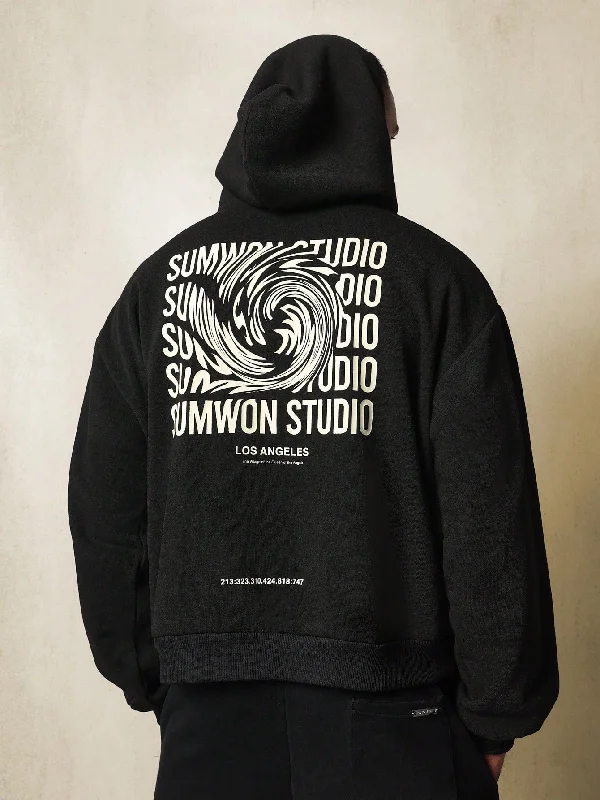 Shop exclusive offers on men’sapparel Regular Fit Overhead Hoodie With Embroidery & Graphic Print Shop exclusive offers on men’sapparel Regular Fit Overhead Hoodie With Embroidery & Graphic Print