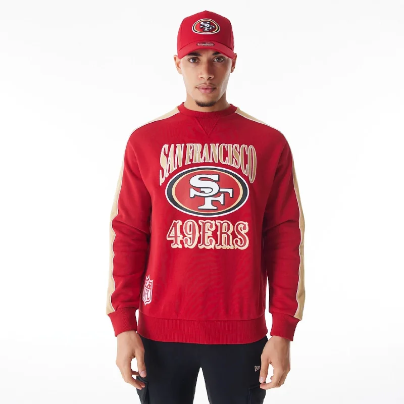 Shop stylish, comfortable men’s clothing at discounted prices. San Francisco 49Ers NFL Graphic Red Crew Neck Sweater Shop stylish, comfortable men’s clothing at discounted prices. San Francisco 49Ers NFL Graphic Red Crew Neck Sweater