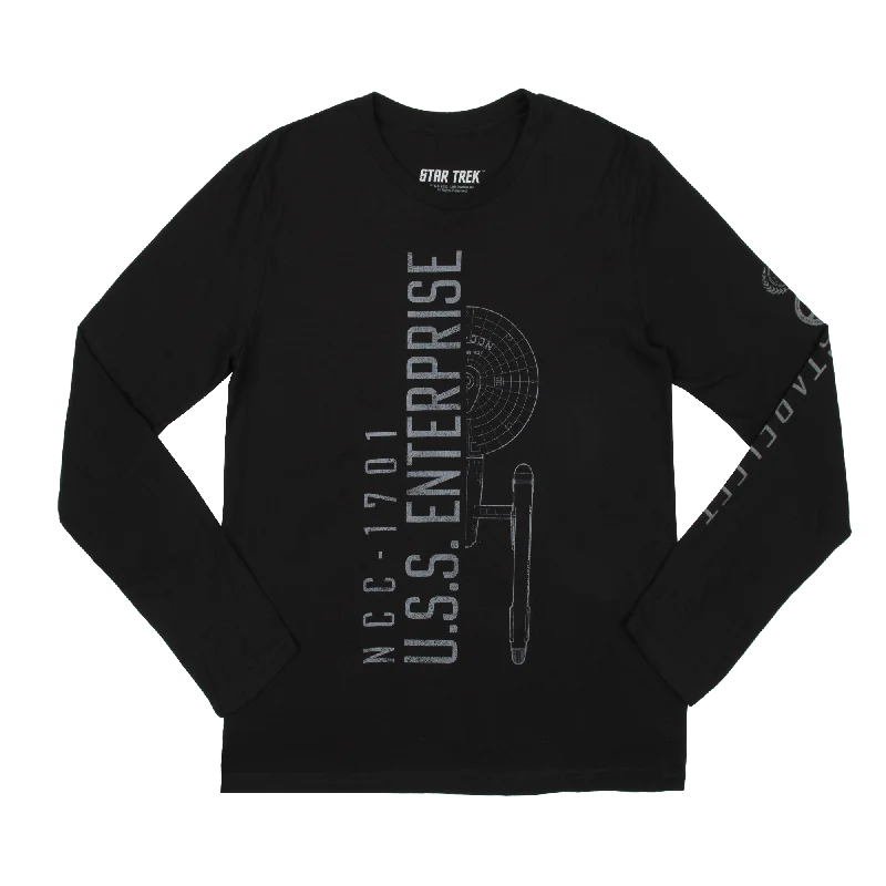 Get 20% off your first order of men’s fashion. USS Enterprise NCC-1701 Starfleet Long Sleeve Get 20% off your first order of men’s fashion. USS Enterprise NCC-1701 Starfleet Long Sleeve