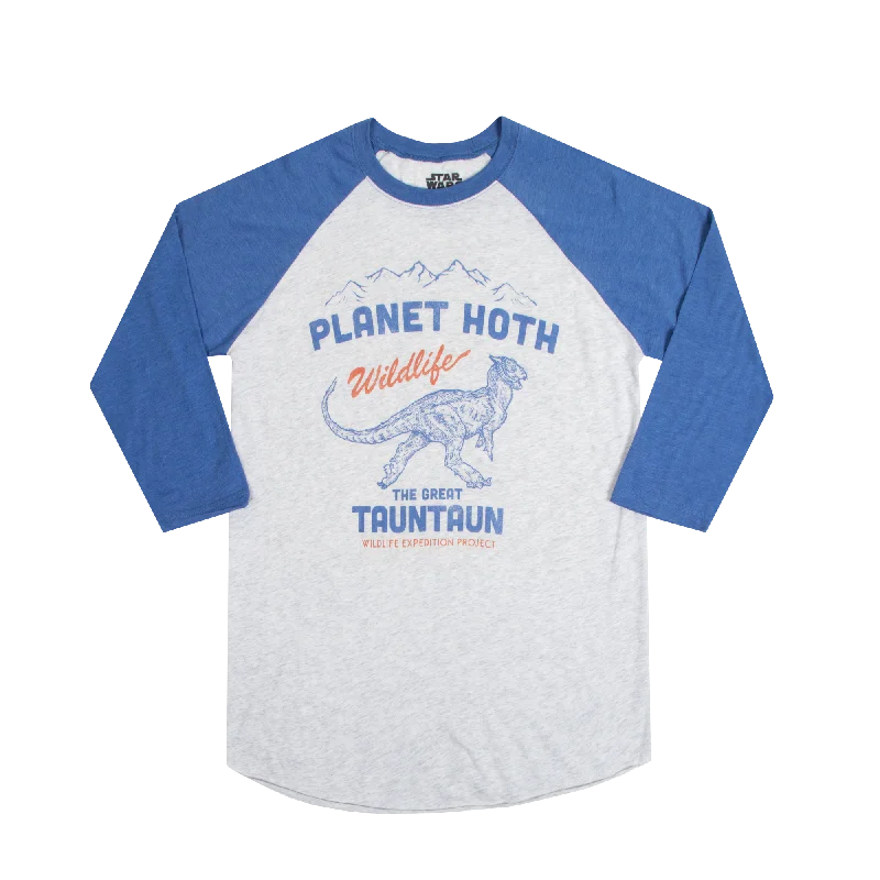 Men’s wardrobe essentials now at unbeatable prices.  Planet Hoth Expeditions Raglan
