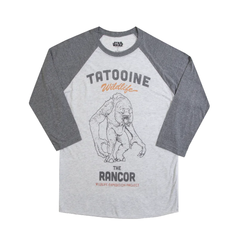 End-of-season sale – men’s clothing essentials up to 60% off! Tatooine Rancor Raglan End-of-season sale – men’s clothing essentials up to 60% off! Tatooine Rancor Raglan