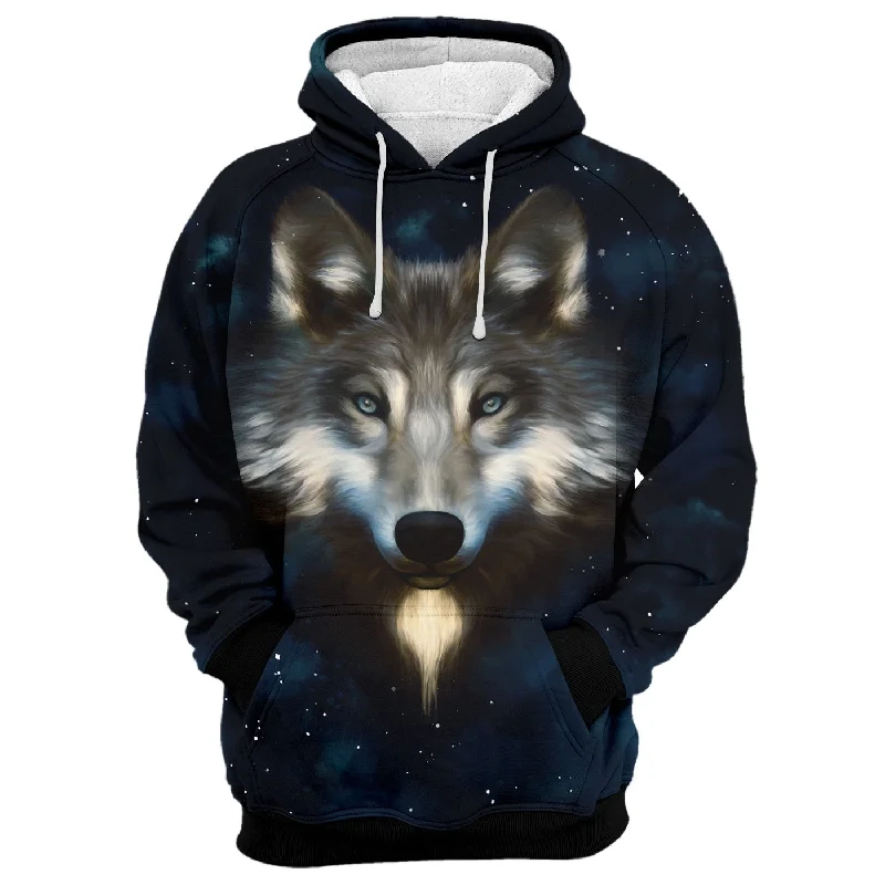 Shop exclusive offers on men’sapparel   Wolf In Night Hoodie